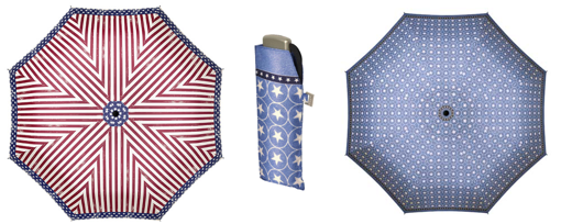 Obrázok z Dámsky dáždnik Doppler Mini Slim Stars & Stripes