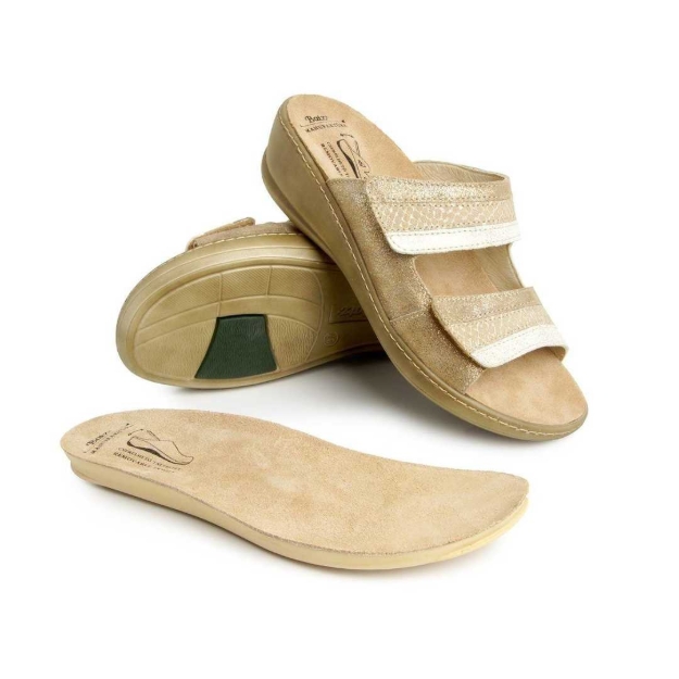 Obrázok z Batz Hedi Gold Dámske zdravotné šľapky