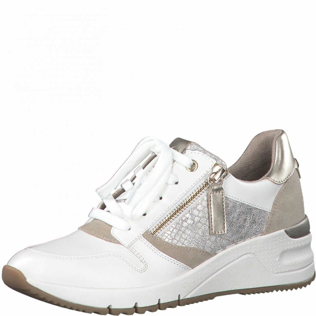 Obrázok z Tamaris 1-23702-26 928 Dámske poltopánky biele