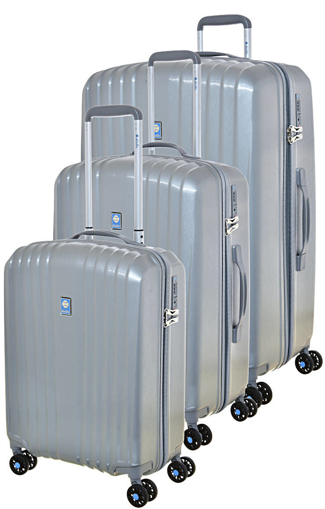 Obrázok z Cestovní kufry set 3ks Dielle S,M,L 120-13 šedá 200 L