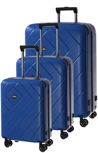 Obrázok z Cestovní kufry set 3ks Dielle S,M,L PPL8-05 modrá 172 L