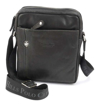 Obrázok z Kožená crossbody taška BHPC Explore M+ BH-382-01 čierna 3 L