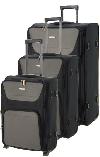Obrázok z Cestovní kufry set 3ks BHPC Travel S,M,L BH-237-01 modrá 178 L