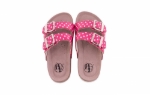 Obrázok z BF BA-525-11-15 Detské šľapky ružové so srdiečkami
