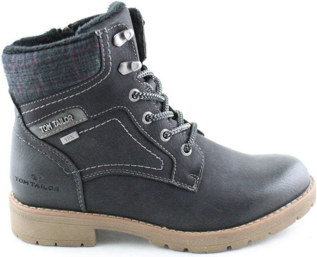 Obrázok z Tom Tailor 9092004 Dámska členková obuv čierna