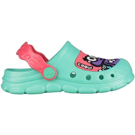 Obrázok z Coqui STONEY 9383 Detské sandále Mint/New rouge