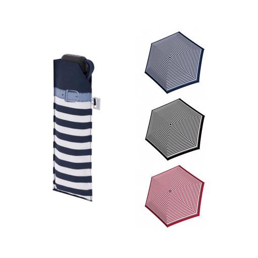 Obrázok z Doppler Mini Slim Carbonsteel DELIGHT Dámsky plochý skladací dáždnik