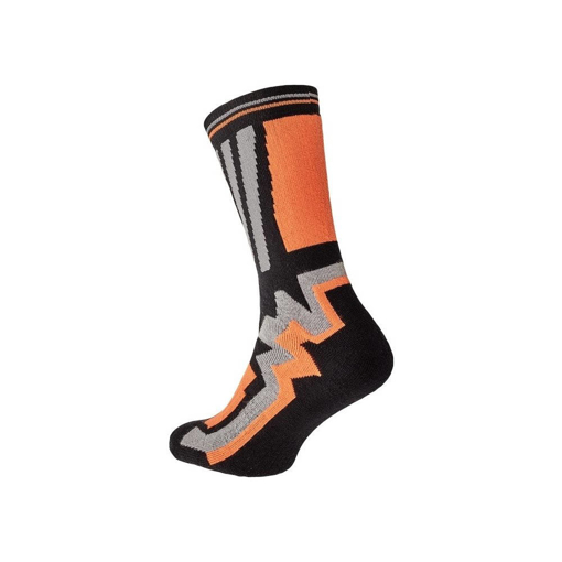 Obrázok z KNOXFIELD LONG Ponožky čierna / oranžová