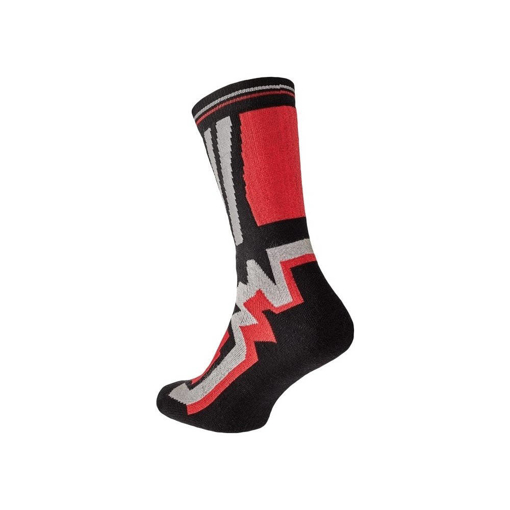 Obrázok z KNOXFIELD LONG Ponožky čierna / červená
