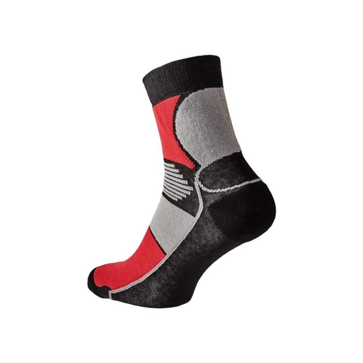 Obrázok z KNOXFIELD BASIC Ponožky čierna / červená