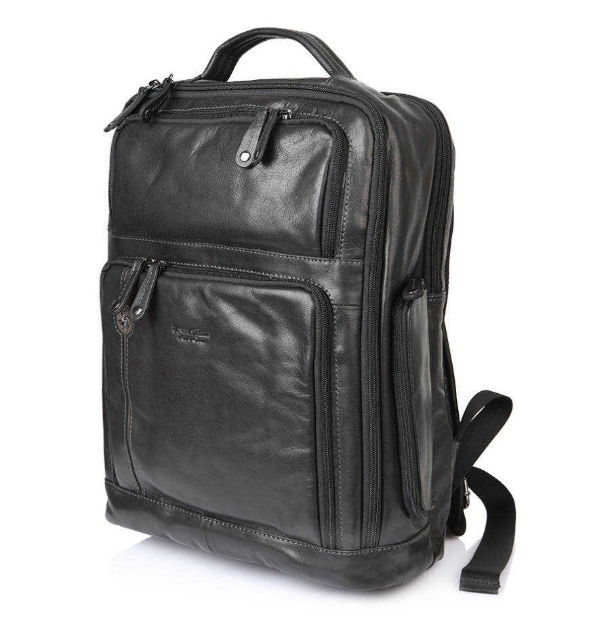 Obrázok z Kožený batoh BHPC Explore BH-385-01 black 18 L