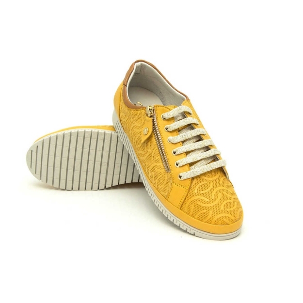 Obrázok z Batz ORLANDO Mustard Dámské kožené boty