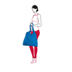 Obrázok z Reisenthel Mini Maxi Shopper L French Blue 22 L