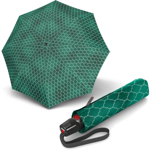 Obrázok z Knirps T.200 Medium Duomatic Regenerate Green Dámsky plne automatický dáždnik