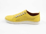 Obrázok z Wild 646019A.01 Yellow Dámska celokožená obuv