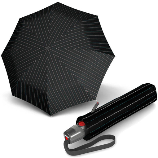 Obrázok z Knirps T.200 Medium Duomatic Baker Street Aqua Pánsky plne automatický dáždnik