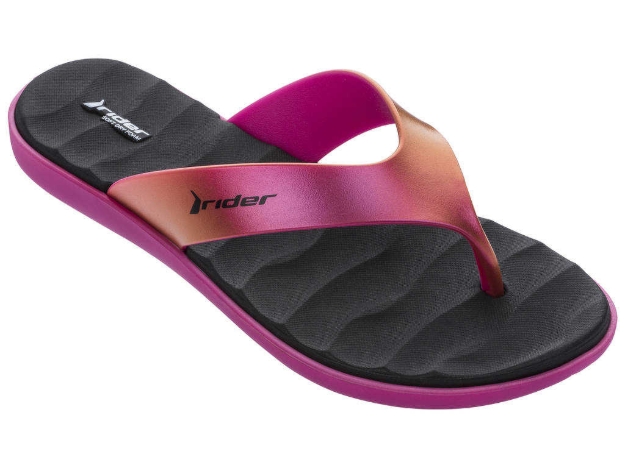 Obrázok z Rider Delta II 83091-25428 Dámske žabky čierno / ružové