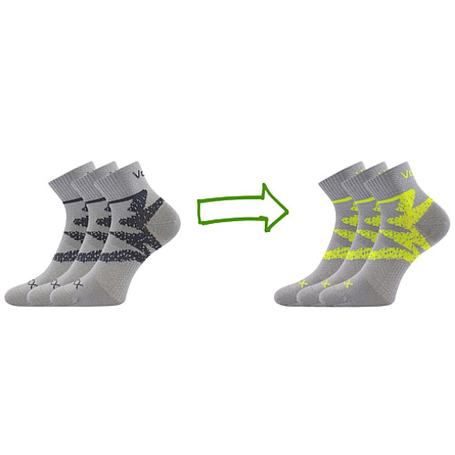 Obrázok z VOXX ponožky Franz 05 světle šedá 3 pár