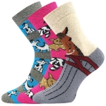 Obrázok z BOMA ponožky Siberia children 07 mix B - dievča 3 páry
