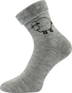 Obrázok z BOMA ponožky Ovečkana světle šedá melé 3 pár