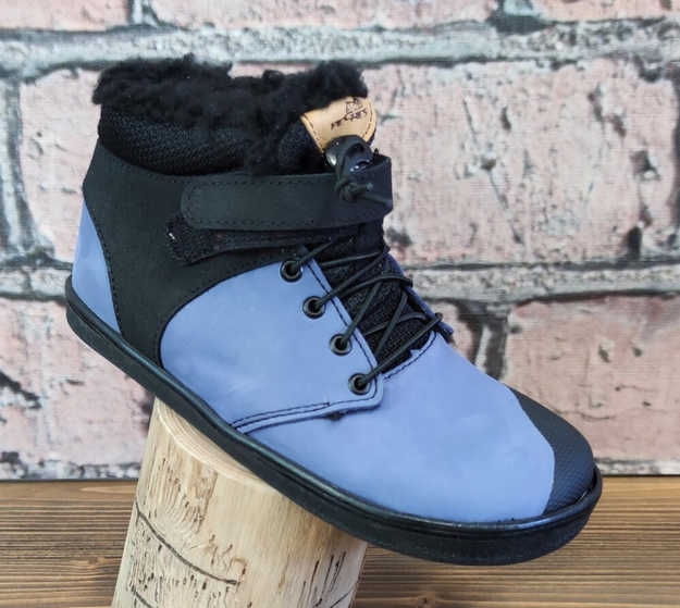 Obrázok z Pegres Barefoot BF40 Detská obuv modrá