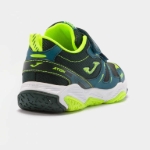 Obrázok z Joma Aton JR 2117 Detské tenisky petroleum / lime