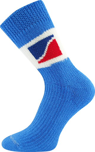 Obrázok z BOMA ponožky Spací ponožky modrá se znakem 1 pár