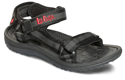 Obrázok z Lee Cooper LCW-22-34-0941L Dámske sandále šedo / čierne