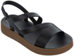 Obrázok z Zaxy Urban Sandal Plat AD 18281-91101 Dámske sandále čierno / hnedé