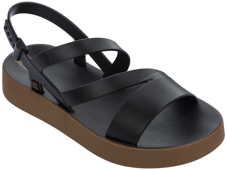 Obrázok z Zaxy Urban Sandal Plat AD 18281-91101 Dámske sandále čierno / hnedé