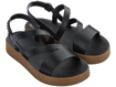 Obrázok z Zaxy Urban Sandal Plat AD 18281-91101 Dámske sandále čierno / hnedé