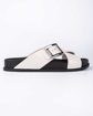 Obrázok z Zaxy Choice Birken AD 18283-91180 Dámske šľapky bielo / čierne