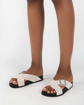 Obrázok z Zaxy Choice Birken AD 18283-91180 Dámske šľapky bielo / čierne