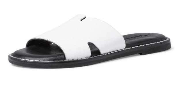 Obrázok z Tamaris 1-27135-28 100 Dámske šľapky biele