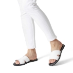 Obrázok z Tamaris 1-27135-28 100 Dámske šľapky biele