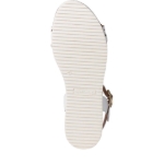 Obrázok z Tamaris 1-28223-28 109 Dámske sandále na kline biele