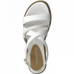 Obrázok z Tamaris 1-28255-28 100 Dámske sandále na kline biele