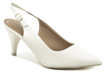 Obrázok z Piccadilly 745045-220 Dámske sandále na podpätku biele