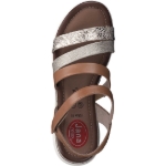 Obrázok z Jana 8-28206-28 305 Dámske sandále na kline hnedé