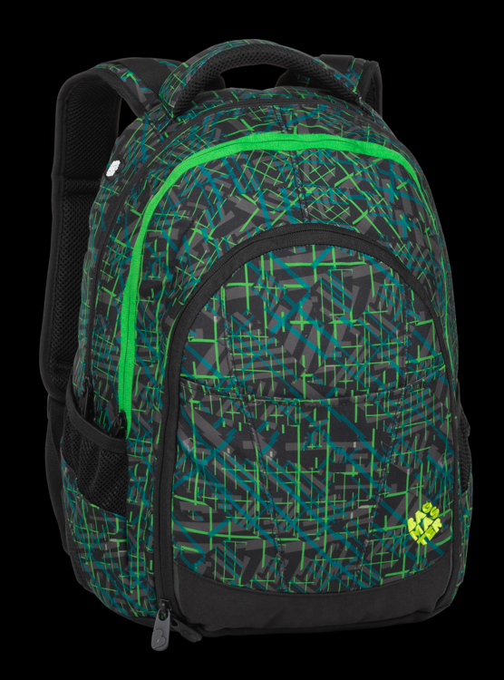 Obrázok z Bagmaster DIGITAL 20 D Študentský batoh Green / Black / Gray 23 L