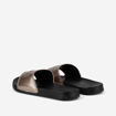 Obrázok z Coqui SANA 6343 Dámske šľapky Black/Bronze