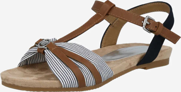 Obrázok z Tom Tailor 3292206 Dámske sandále navy / silver