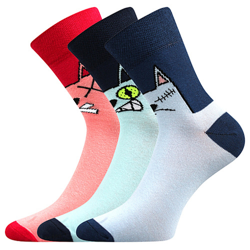Obrázok z BOMA ponožky Xantipa 67 kočky 3 pár