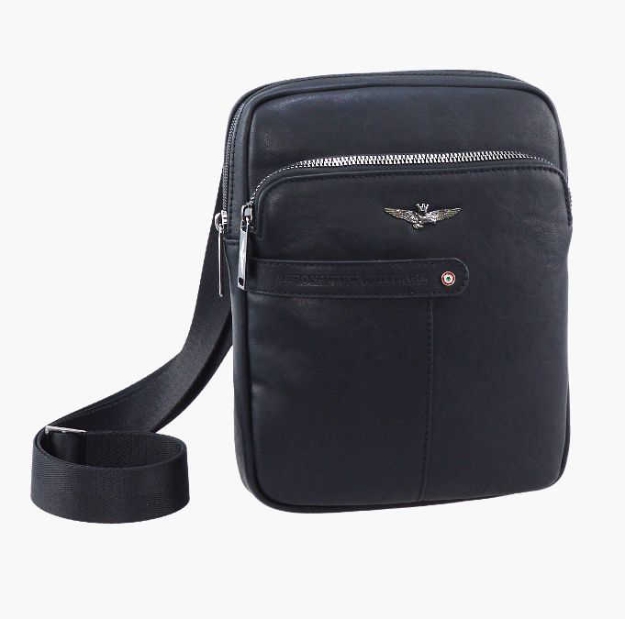 Obrázok z Taška cross Aeronautica Militare Fly L AM-391-01 black 2,5 L