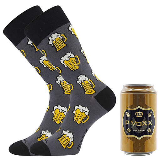 Obrázok z VOXX ponožky PiVoXX + plechovka pivo 1 pár