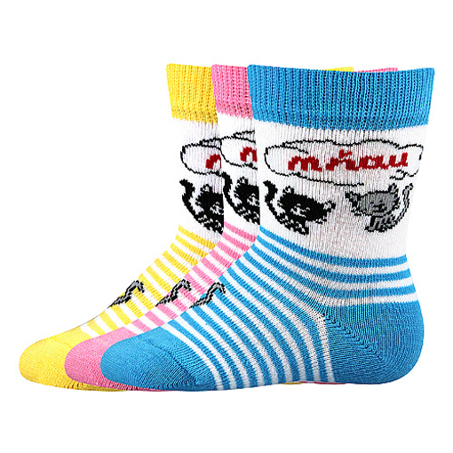 Obrázok z BOMA ponožky Mia mix barevné 3 pár