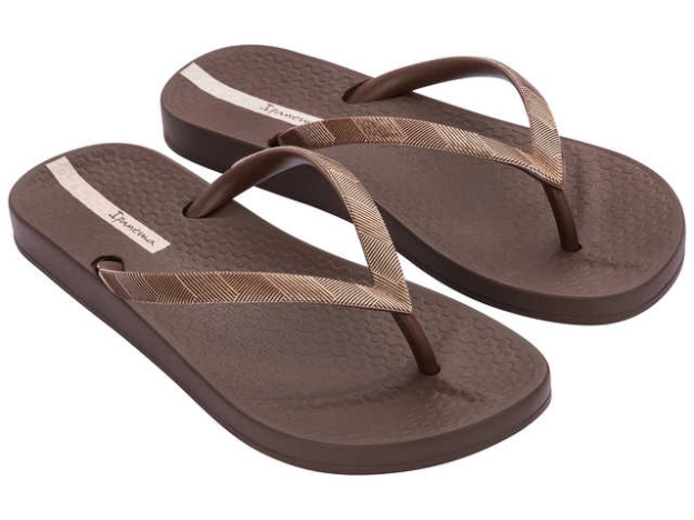 Obrázok z Ipanema Mesh VI 83176-21065 Dámske žabky hnedé