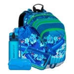 Obrázok z Bagmaster ALFA 21 B Veľký SET Školský batoh čierno / ružový 19 L