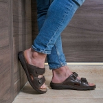 Obrázok z Batz Mike Brown Pánske zdravotné šľapky