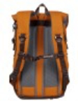 Obrázok z Bagmaster MESSENGER 20 A Študentský batoh Orange / Brown 17 L